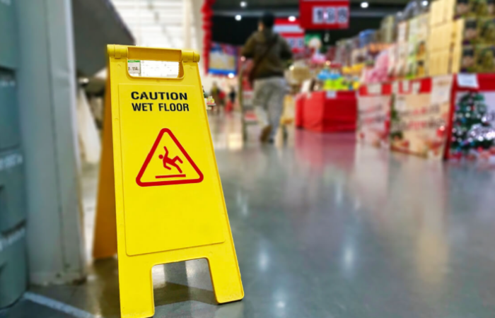 slip and fall case