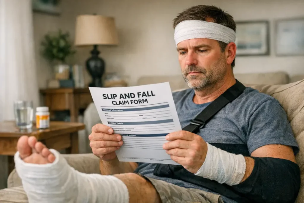 slip and fall claim