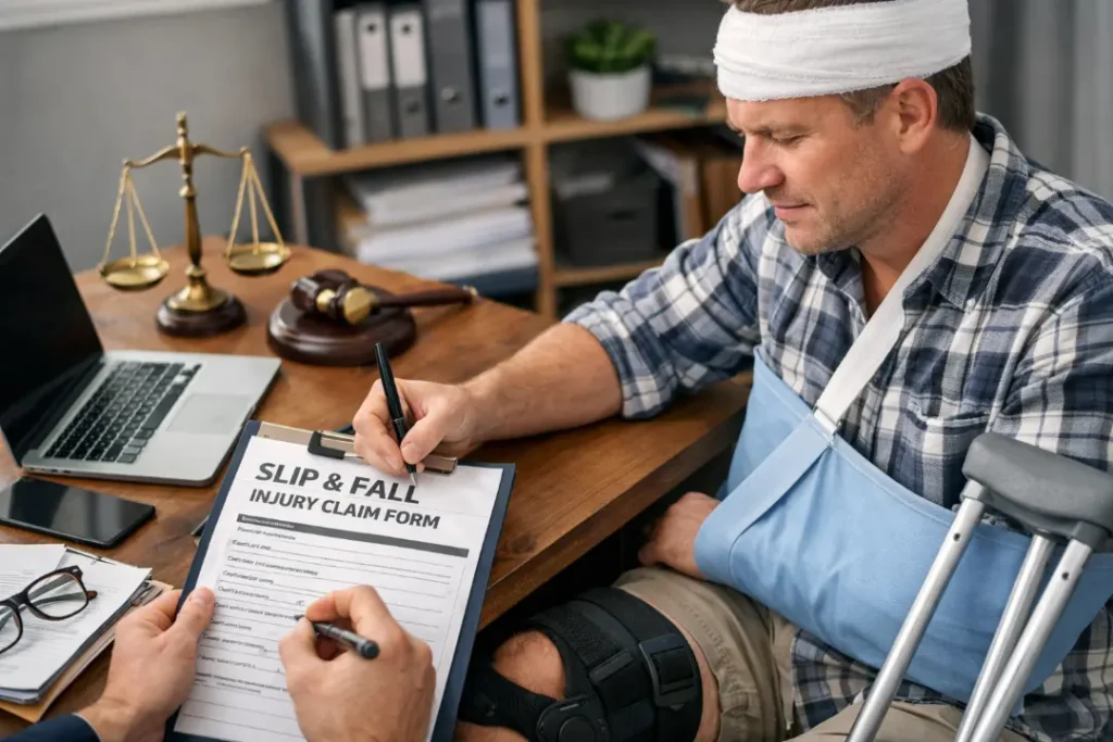 slip and fall claim