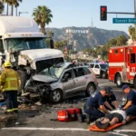 Accident in CA commercial vehicle accident