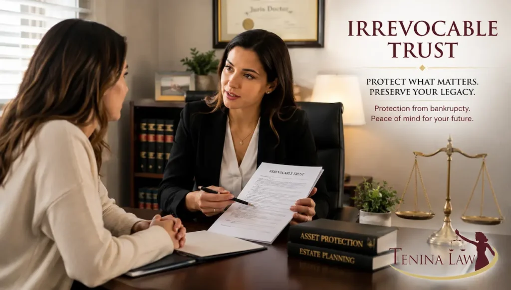 irrevocable trust end
