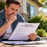 a father reading a settlement offer Should I Accept the Insurance Company's Settlement Offer
